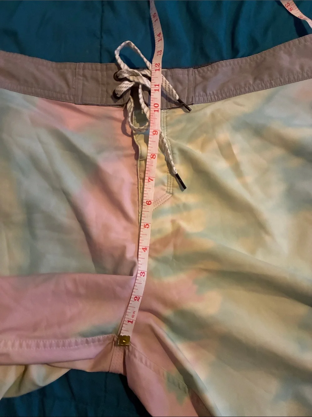 Quiksilver Men's Pastel Tie-Dye Board Shorts - Pink, Mint, Yellow